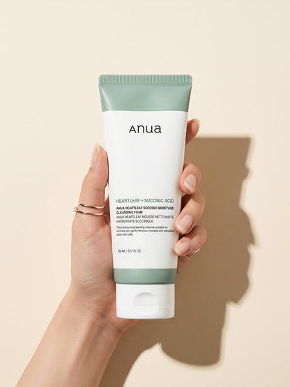 Anua Heartleaf Succinic Cleansing Foam