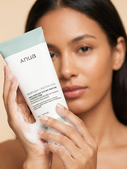 Anua Heartleaf Succinic Cleansing Foam