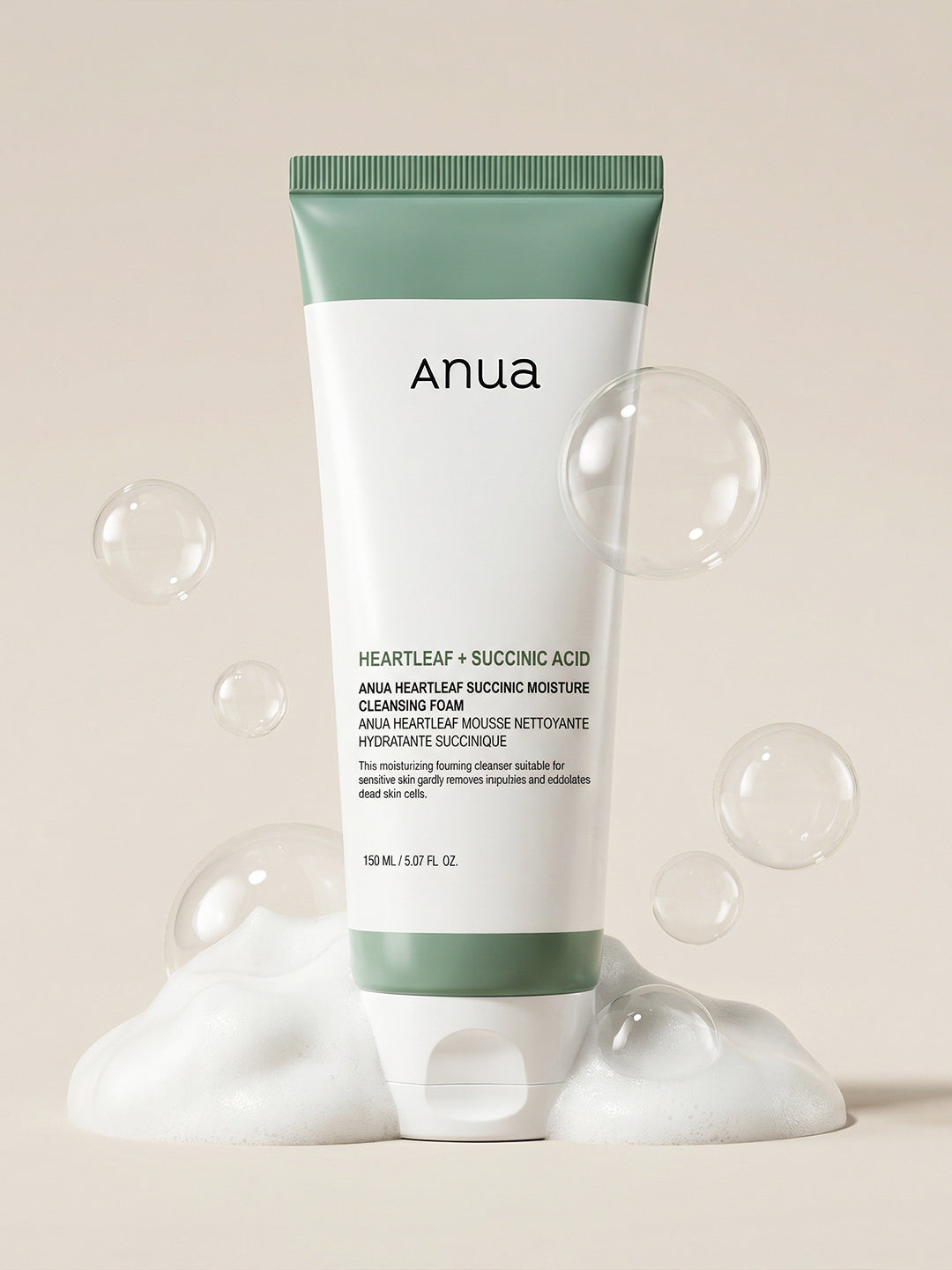 Anua Heartleaf Succinic Cleansing Foam