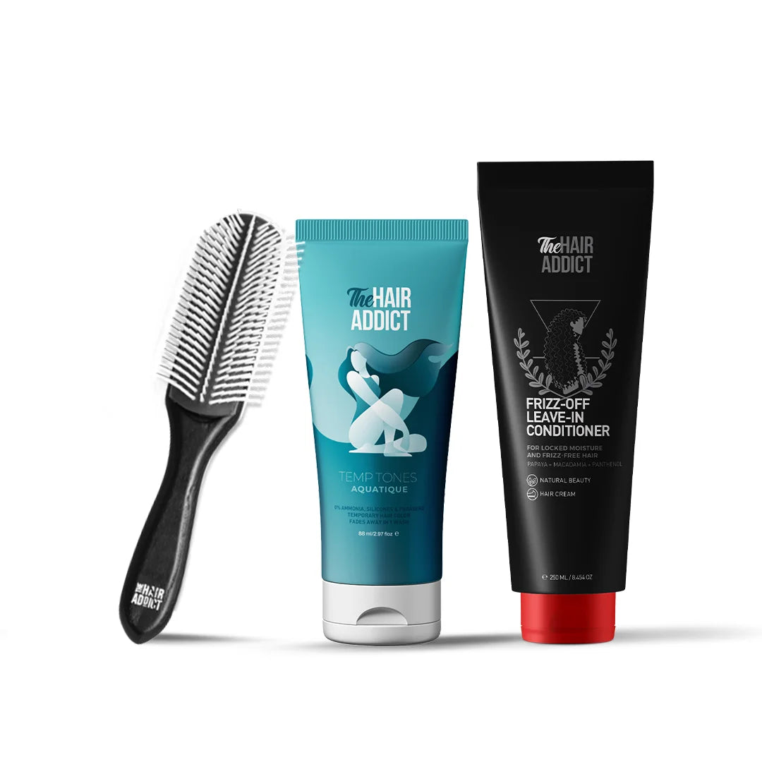 Frizz Off Color & define kit - Aquatique (Temp Tones)
