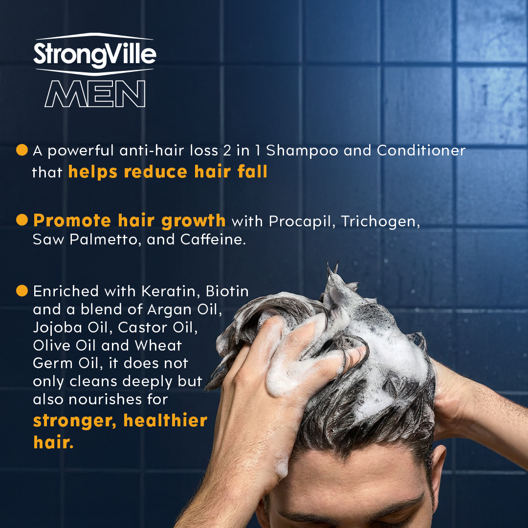 Strongville Men Shampoo & Conditioner 220 ml
