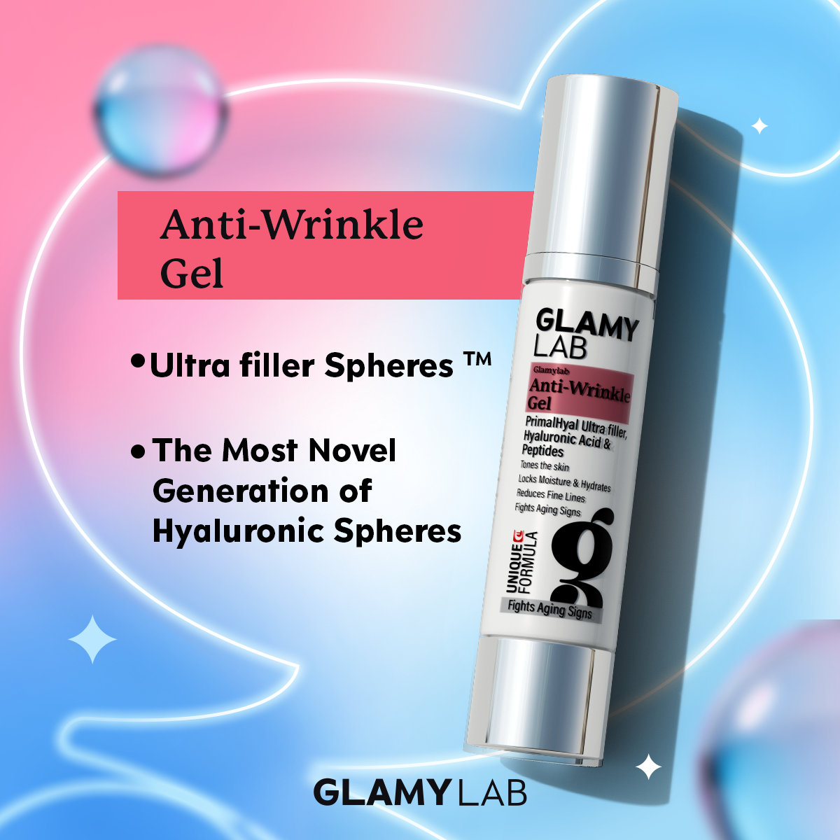 GLAMY LAB AntiWrinkles Gel  50 gm