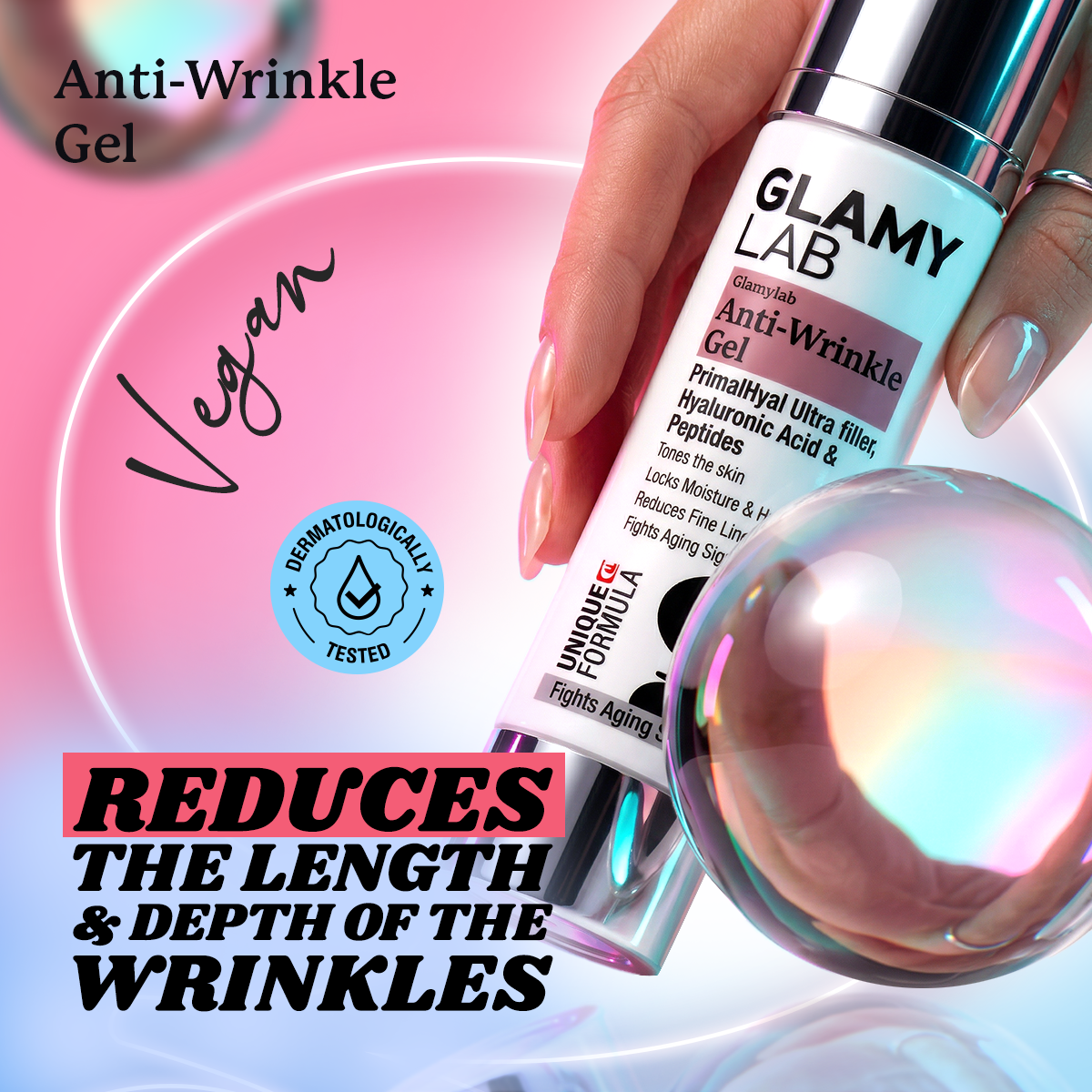 GLAMY LAB AntiWrinkles Gel  50 gm