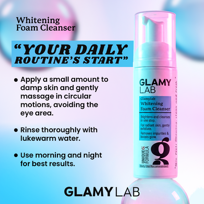 Glamy Lab Whitening Foam Cleanser 150ml