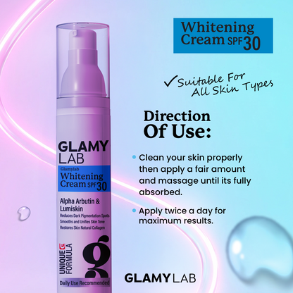 GLAMY LAB Whitening cream SPF 30 50 gm