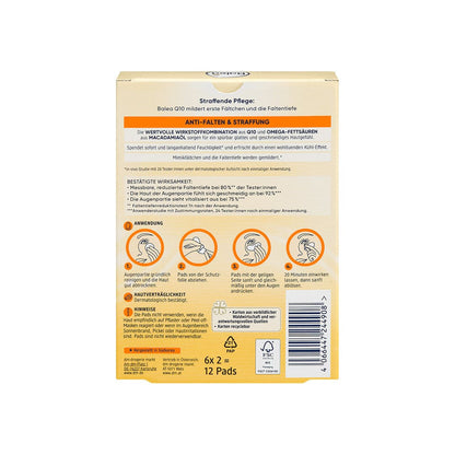 Balea Q10 Anti-Wrinkle Eye Pads - 6 Pairs