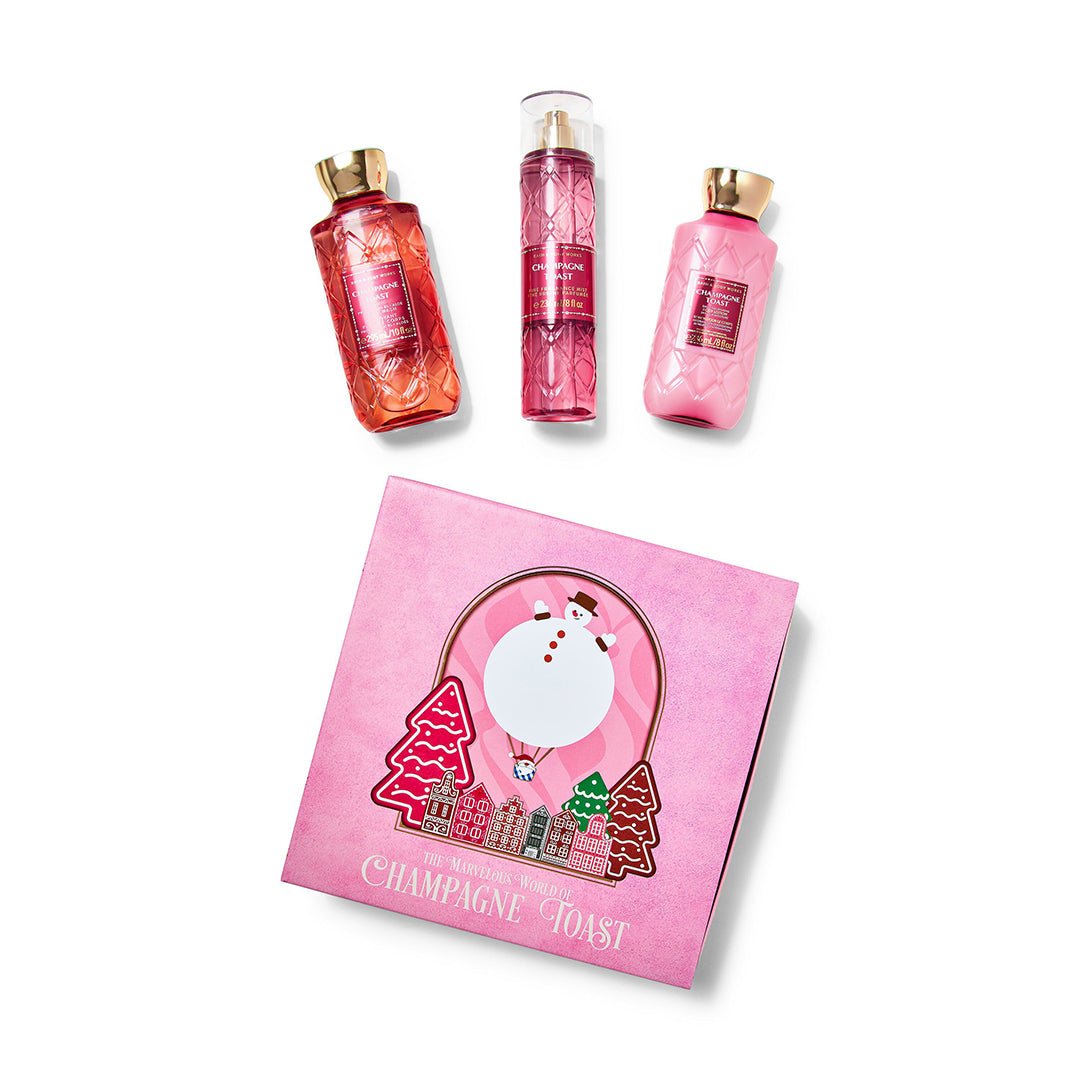 Bath & Body Works The Marvelous World Of Champagne Toast Gift Box ( Gulf Edition )