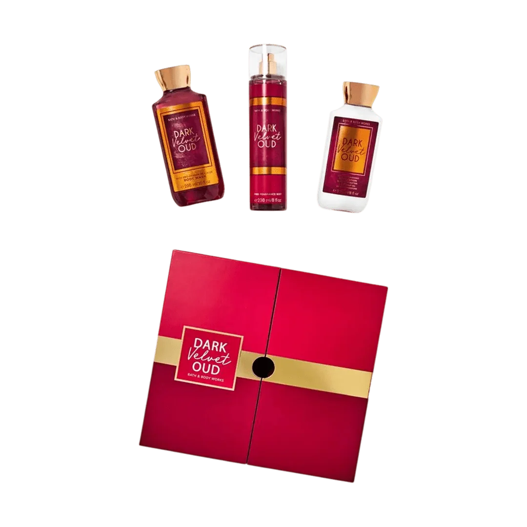 Bath & Body Works Dark Velvet Oud Gift Box - 3Pcs ( Gulf Edition )