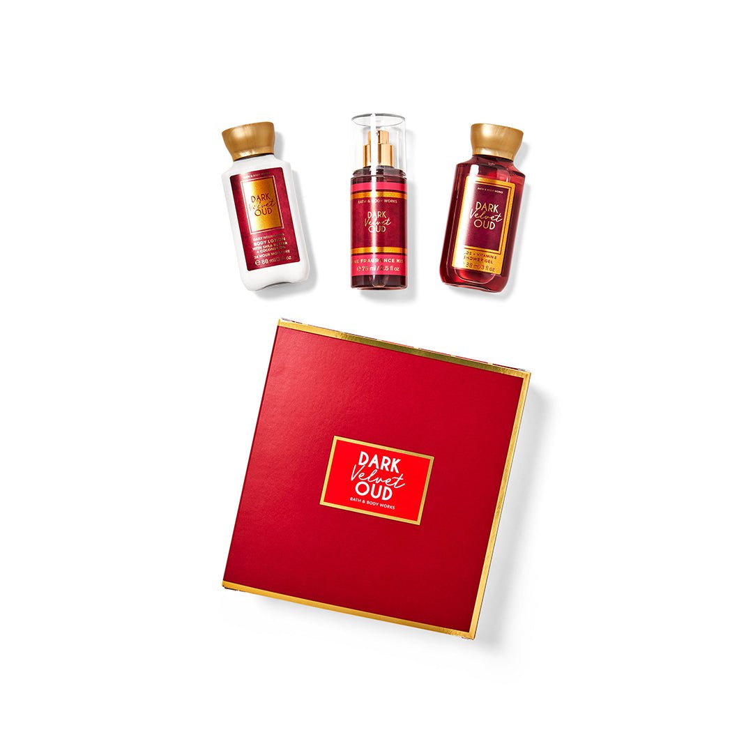 Bath & Body Works Dark Velvet Oud Mini Gift Box Set ( Gulf Edition )