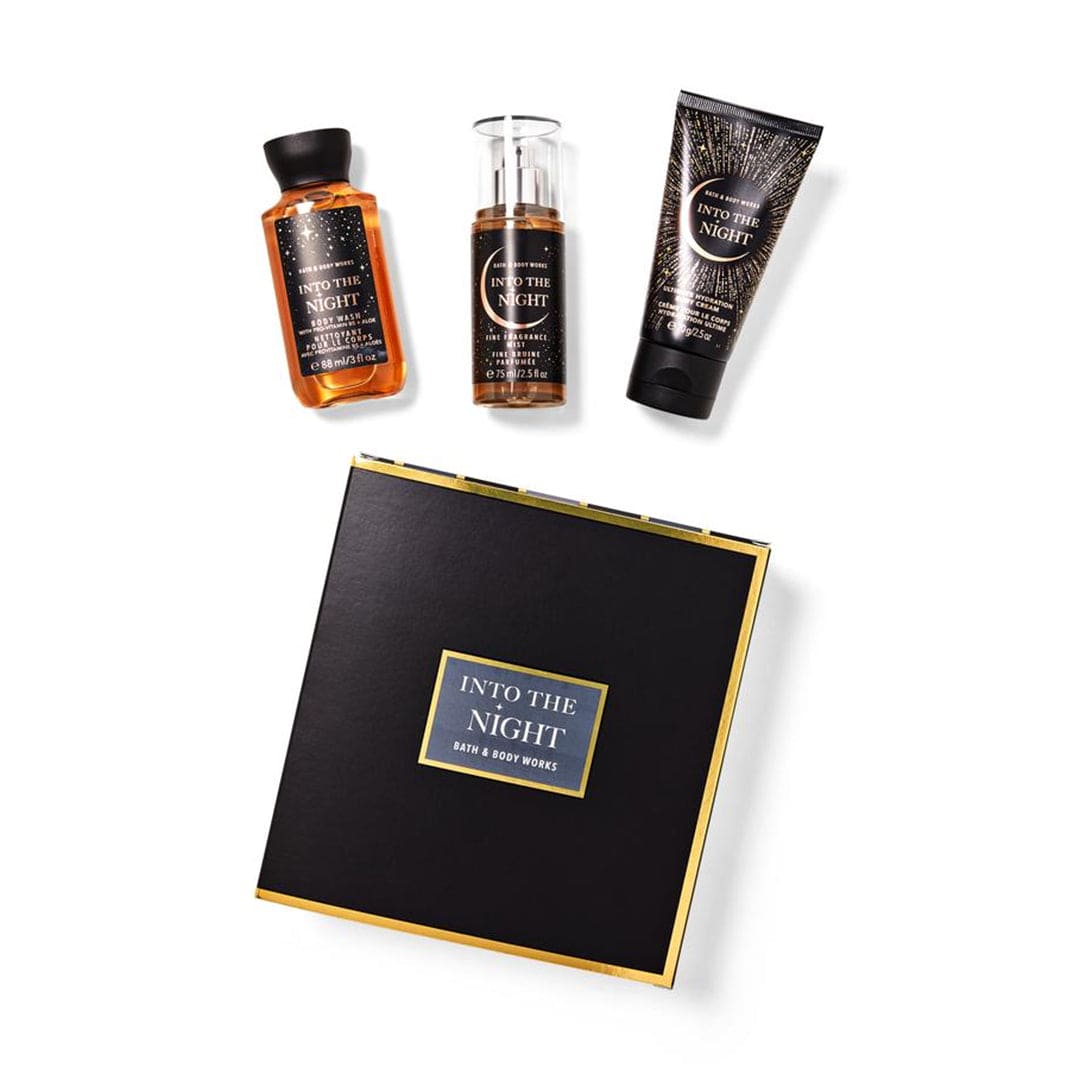 Bath & Body Works Into The Night Mini Gift Box Set ( Gulf Edition )