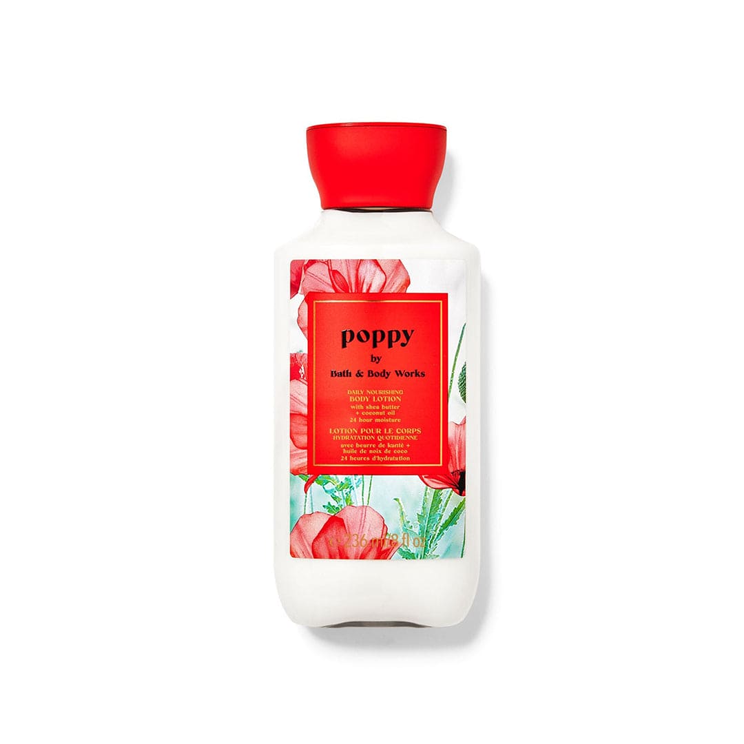 Bath & Body Works Poppy Daily Nourishing Body Lotion ( Gulf Edition )