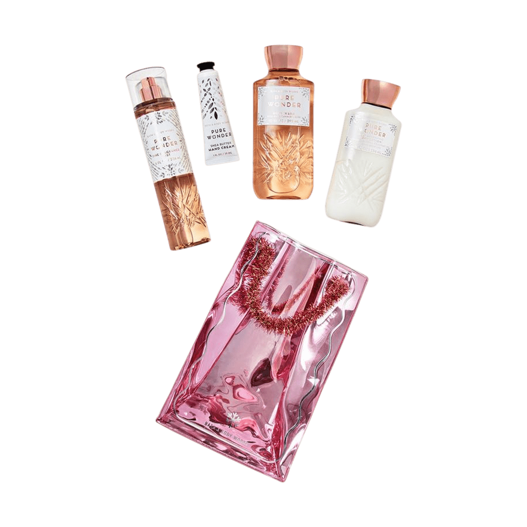 Bath & Body Works Pure Wonder Gift Bag Set ( Gulf Edition )