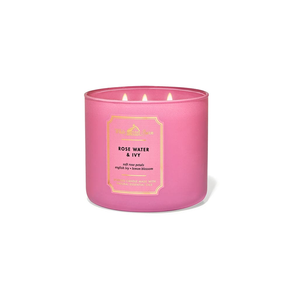 Bath & Body Works Rose Water & Ivy 3-Wick Candle ( Gulf Edition )