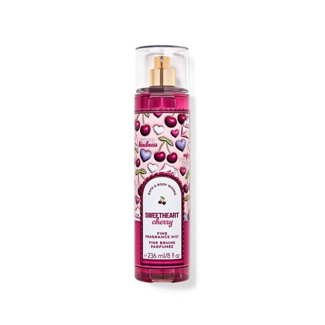 Bath & Body Works Sweetheart Cherry Fine Fragrance Mist - 236ml ( Gulf Edition )