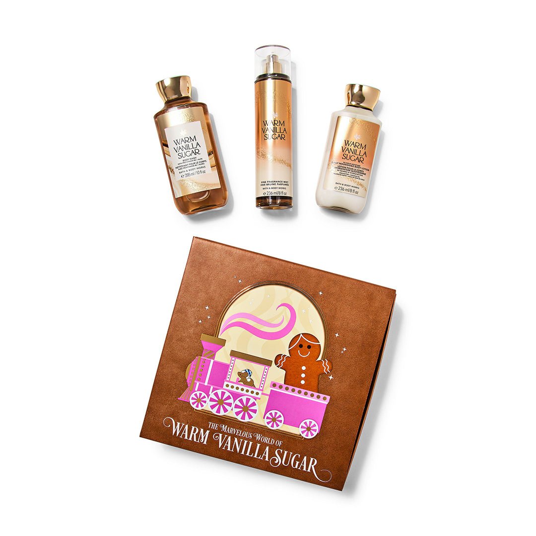Bath & Body Works Warm Vanilla Sugar Gift Box ( Gulf Edition )