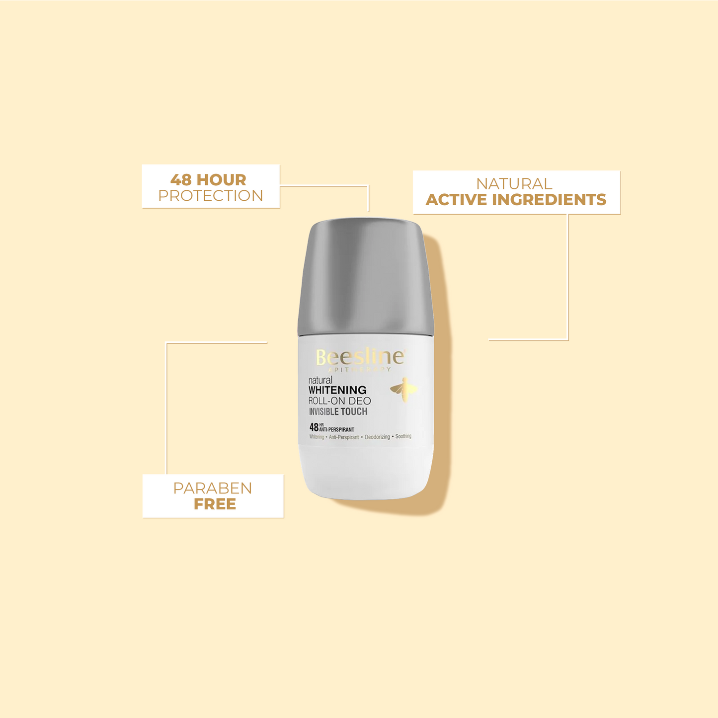 Whitening Roll-on Deodorant - Invisible Touch Offer (1+1 Free)