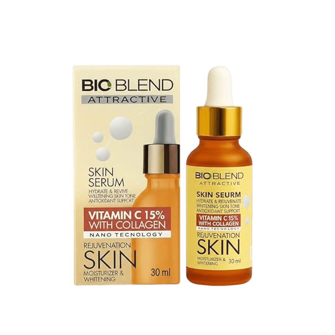 Bio Blend Attractive Vitamin C 15% With Collagen Serum - 30ml