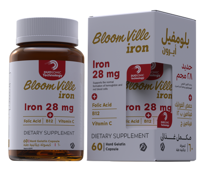 Bloomville Iron Hard Gelatin 60 Capsules
