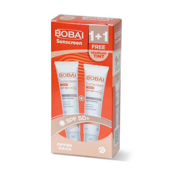 مجموعة بوباي صن بلوك +SPF50 كريم ملون