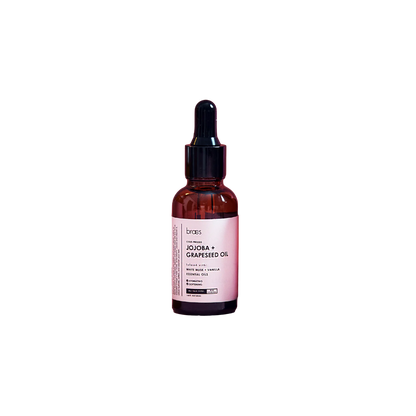 Cold-Pressed Jojoba & Grapseed Oil