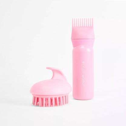 Brush Works Healthy Hair Oil Set
