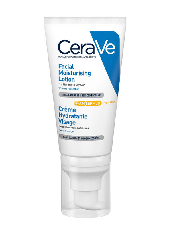 لوشن مرطب Cerave AM مع واقي شمسي SPF 30+ بحجم 52 مل