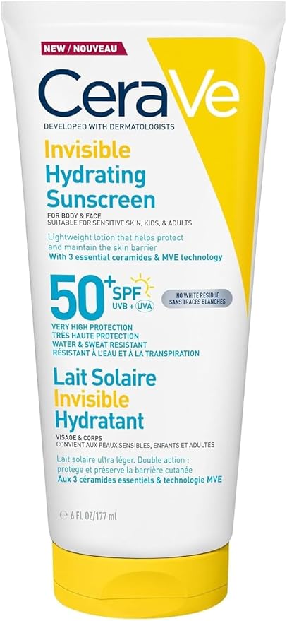 Cerave Invisible Hydrating Sunscreen SPF50