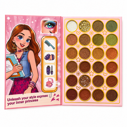 78 Colors Eyeshadow - Blusher - Highlighter Makeup Book