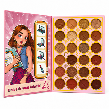78 Colors Eyeshadow - Blusher - Highlighter Makeup Book