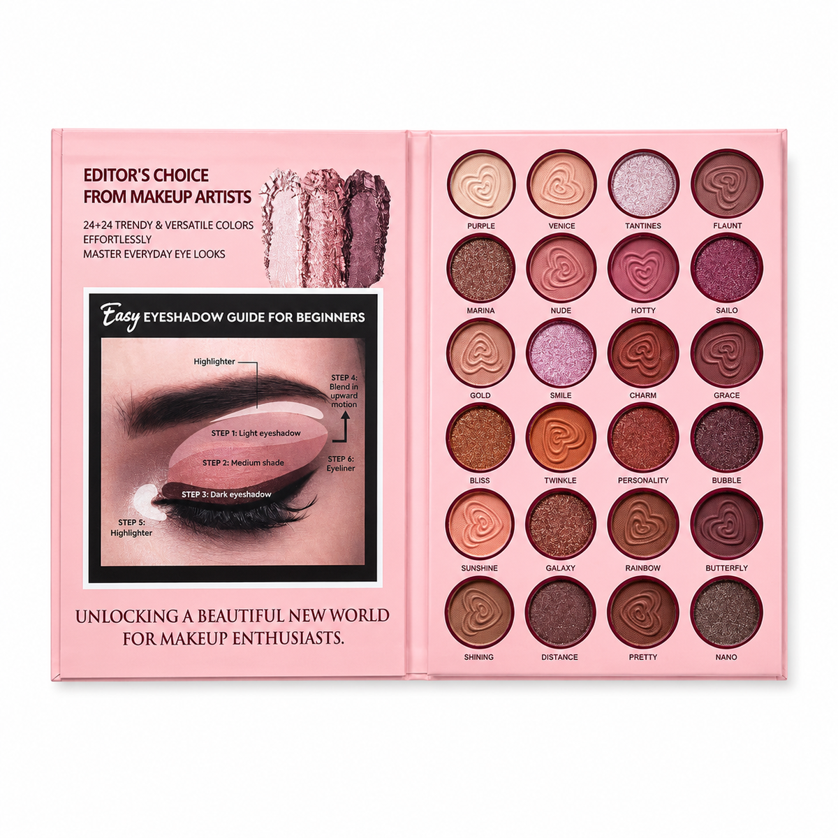 48 Colors Eyeshadow Book