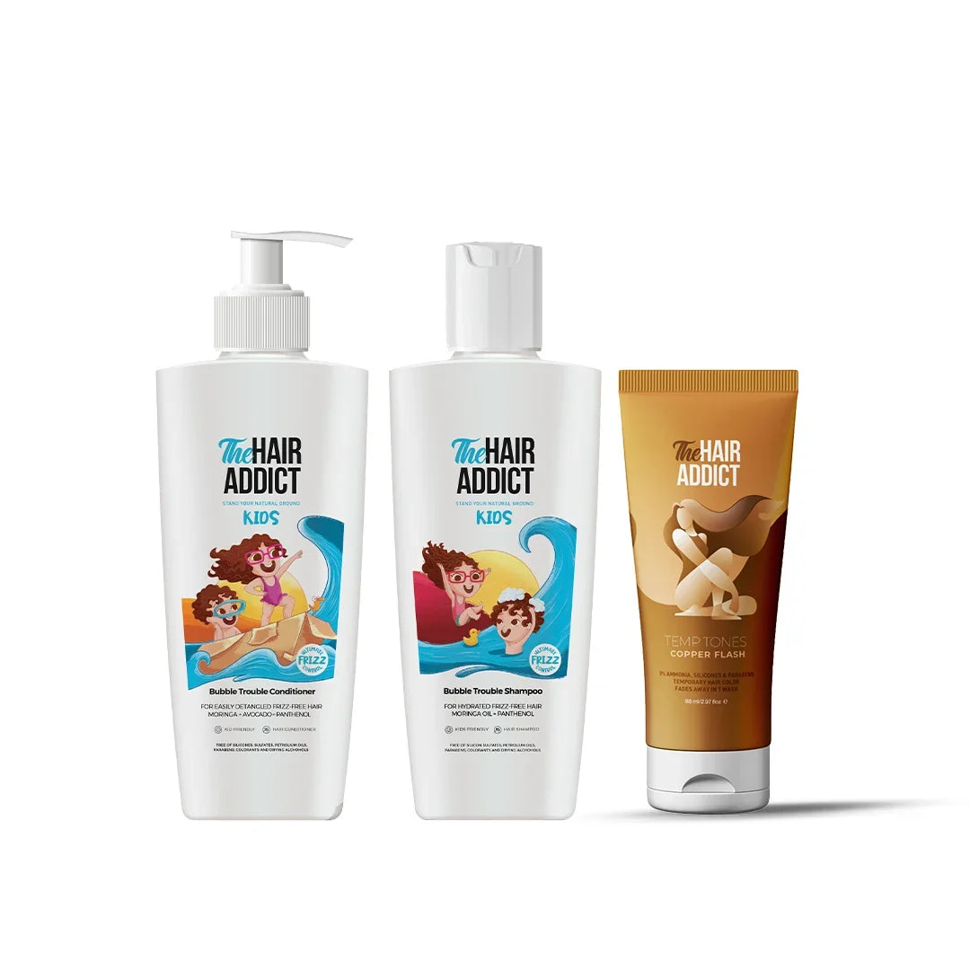 Kids Color & wash kit - Copper Flash (Temp Tones)