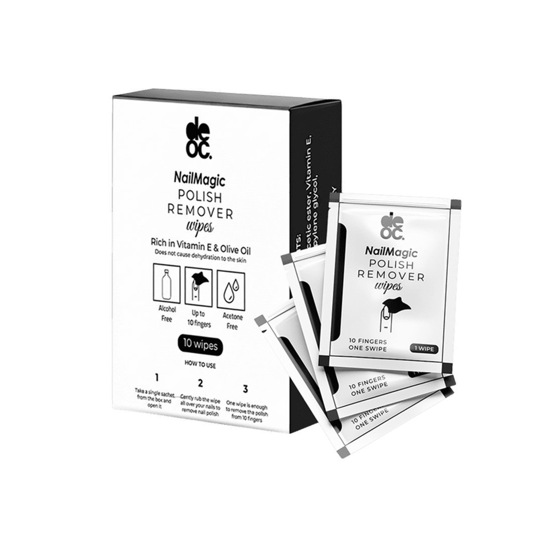DEOC NailMagic Polish Remover Wipes