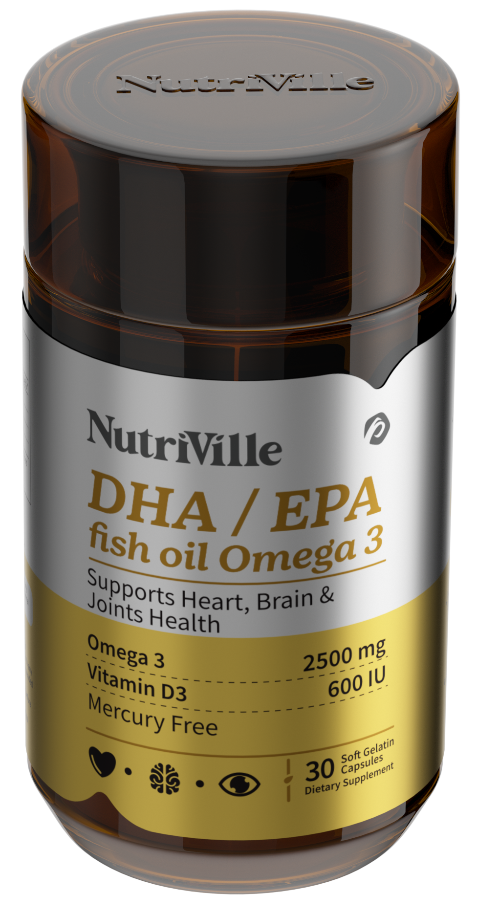 Nutriville Omega 3 Fish Oil 30 Capsules