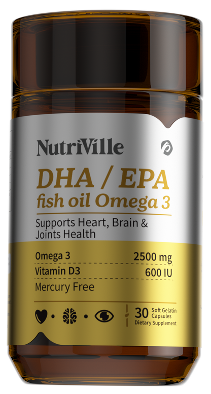 Nutriville Omega 3 Fish Oil 30 Capsules
