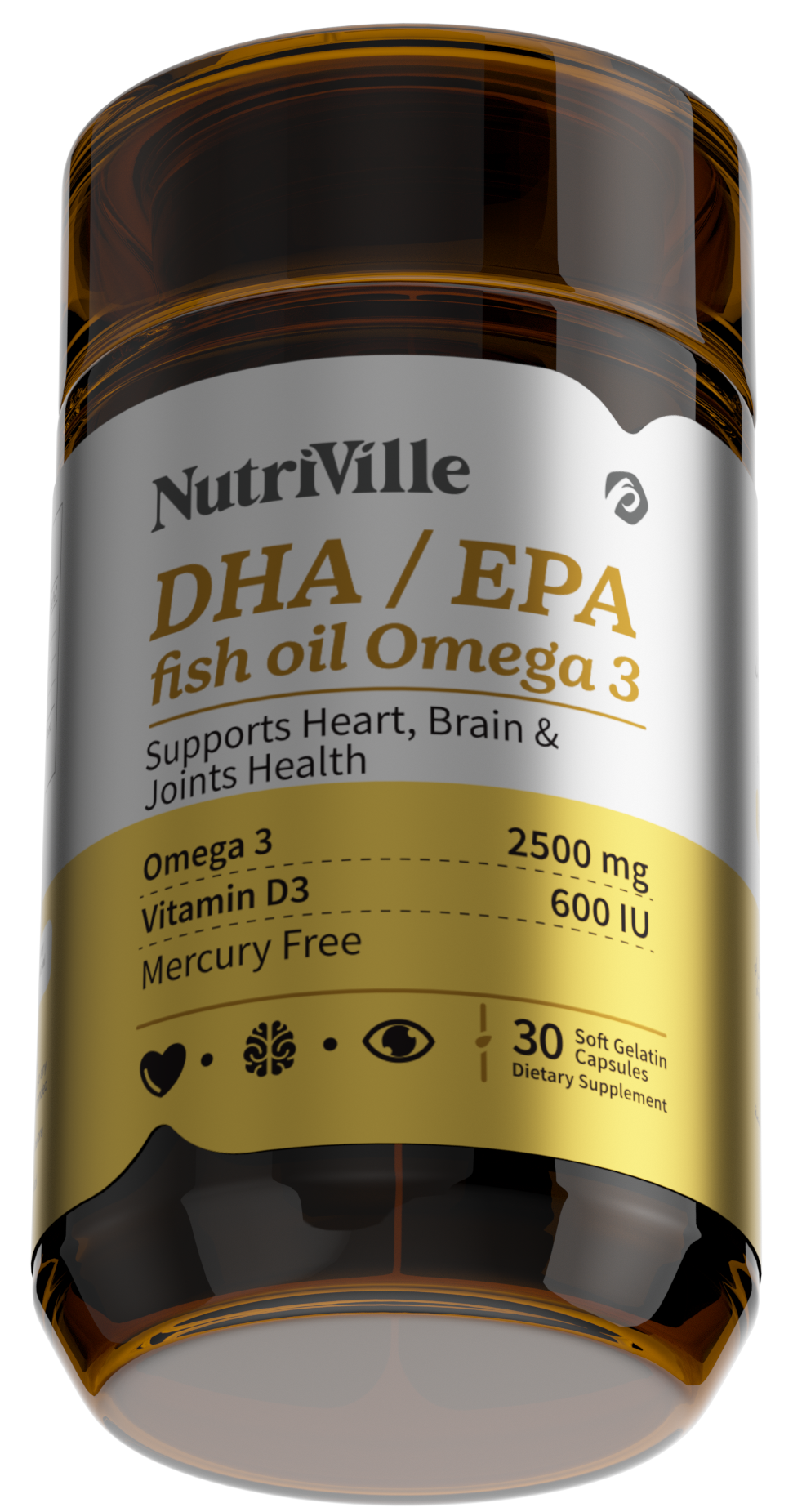 Nutriville Omega 3 Fish Oil 30 Capsules