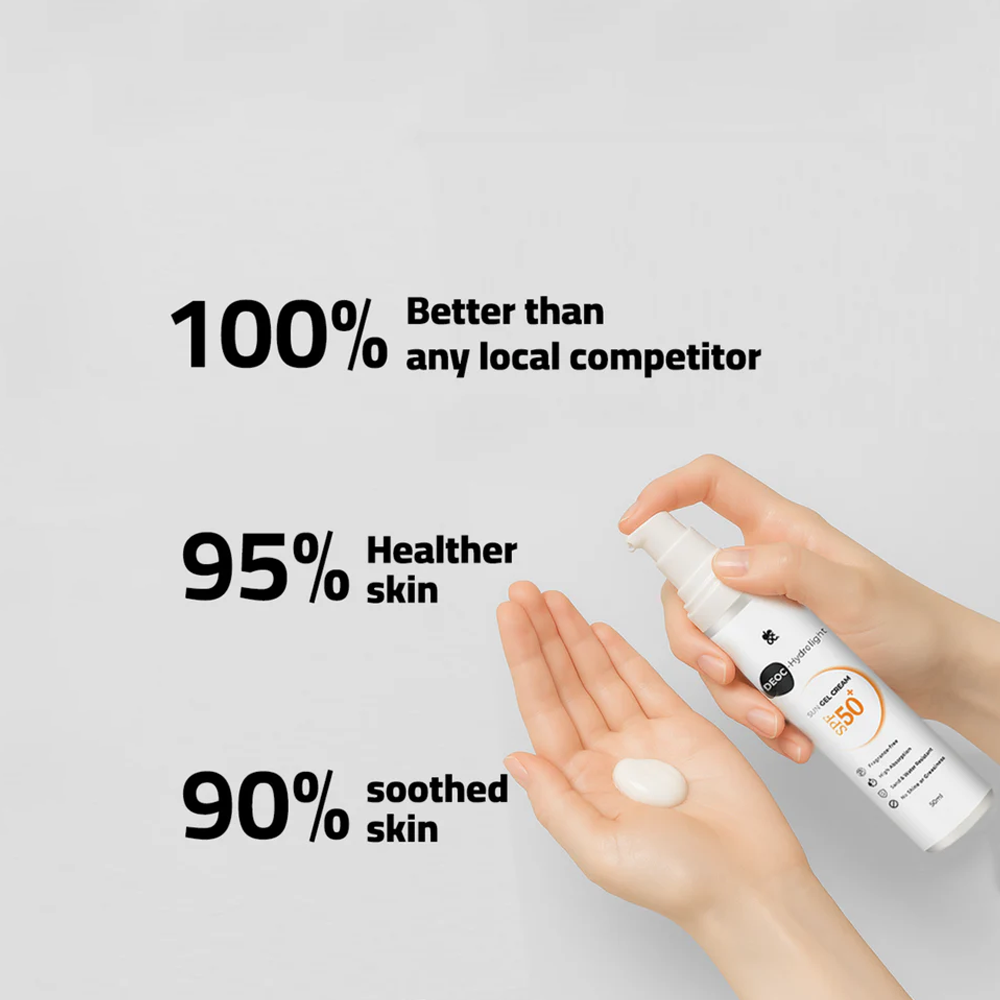 Hydrolight جل كريم للحماية من الشمس بعامل حماية SPF 50+