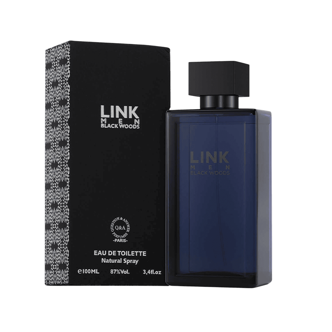 Deraah Link Men Black Woods Eau de Toilette - 100ml
