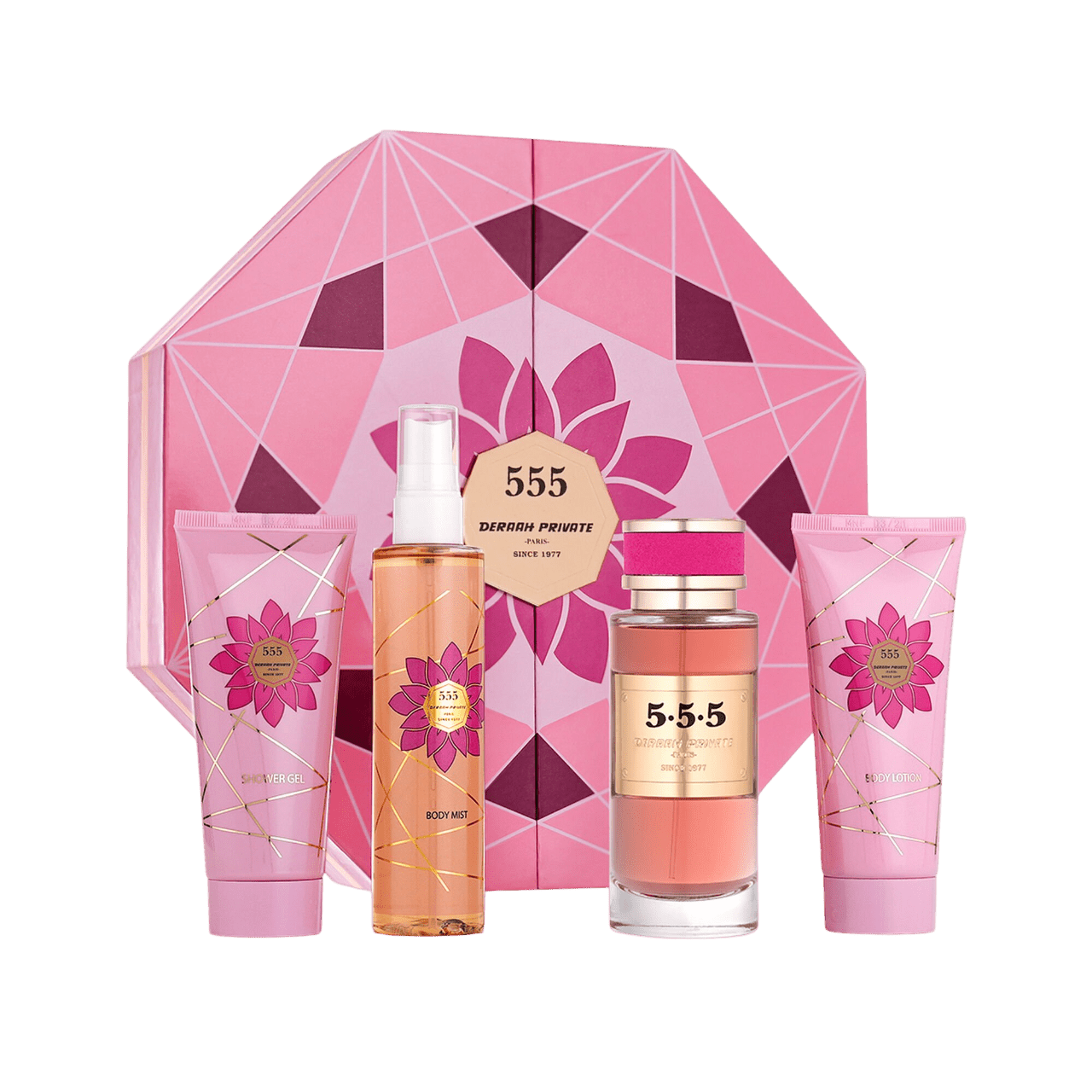 Deraah Private 555 Gift Set - 4 Pcs