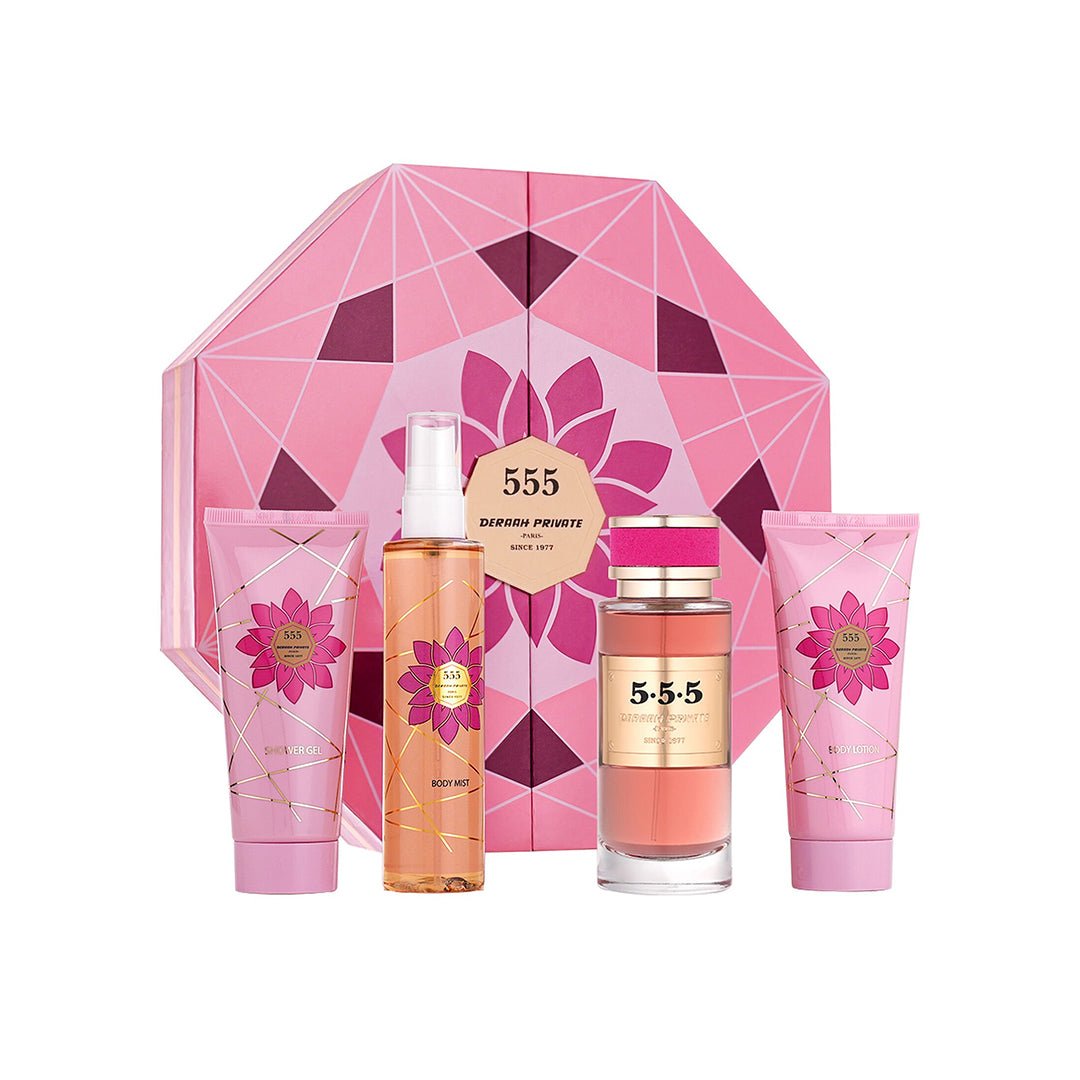 Deraah Private 555 Gift Set - 4 Pcs