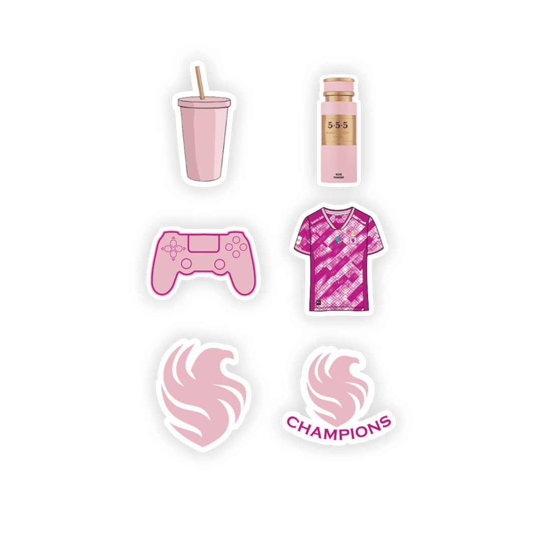 Deraah Rose Powder Falcon Set