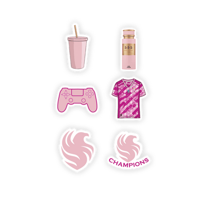 Deraah Rose Powder Falcon Set