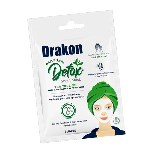 Drakon Detox Sheet Mask (single )