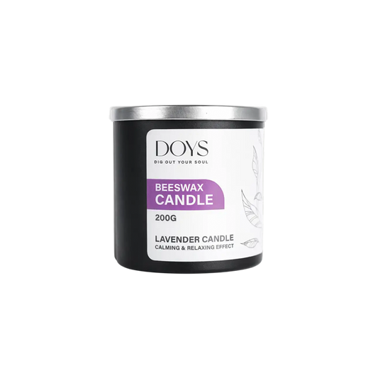 Lavender Beeswax Candle