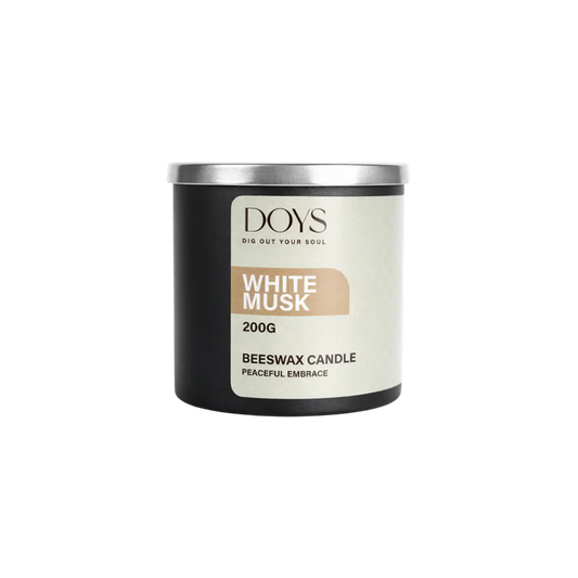 White Musk Beeswax Candle