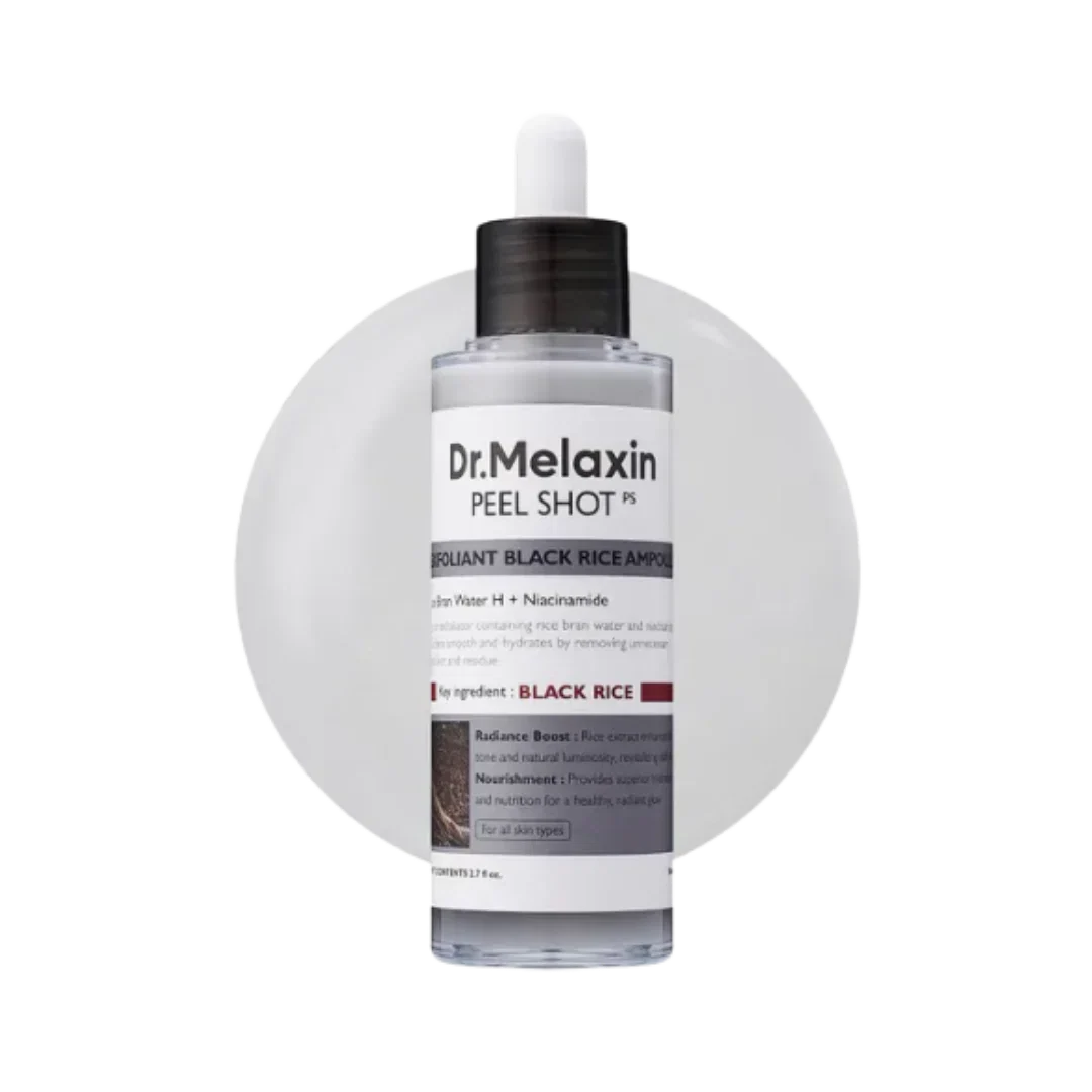 Dr. Melaxin Peel Shot Exfoliating Black Rice Ampoule 80ml