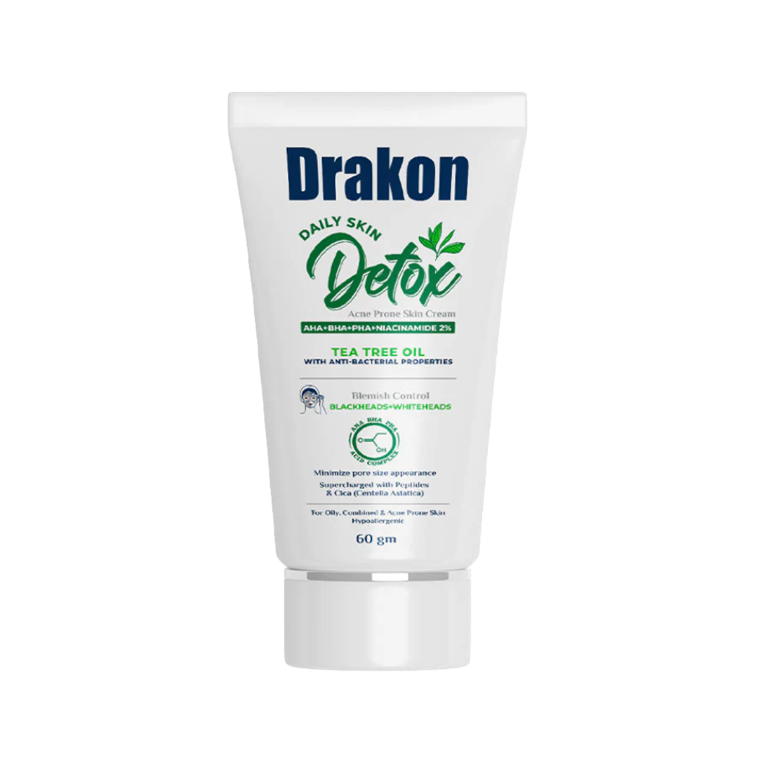Detox Acne Prone Skin Cream - Tea Tree Oil