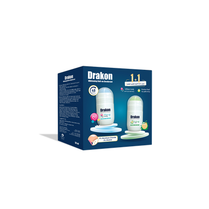Whitening Roll-On Deodorant -  Lollipop Candy & Passion Peak (1+1 Free)