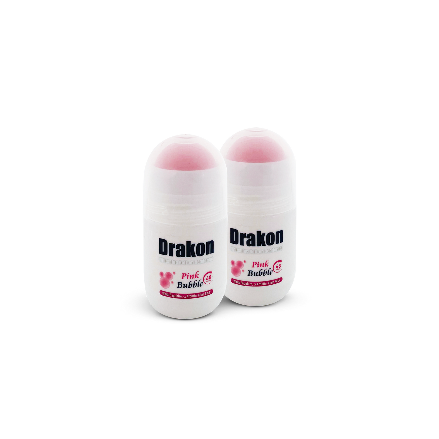 Whitening Roll-On Deodorant - Pink Bubble (1+1 Free)