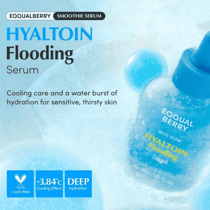 EQQUALBERRY Blue Blow Hyaltoin Flooding Serum - 30ml