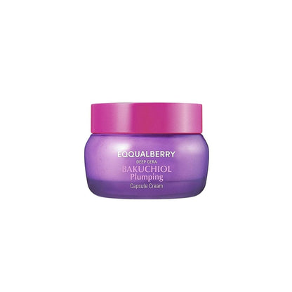 EQQUALBERRY Deep Cera Bakuchiol Plumping Capsule Cream - 50ml